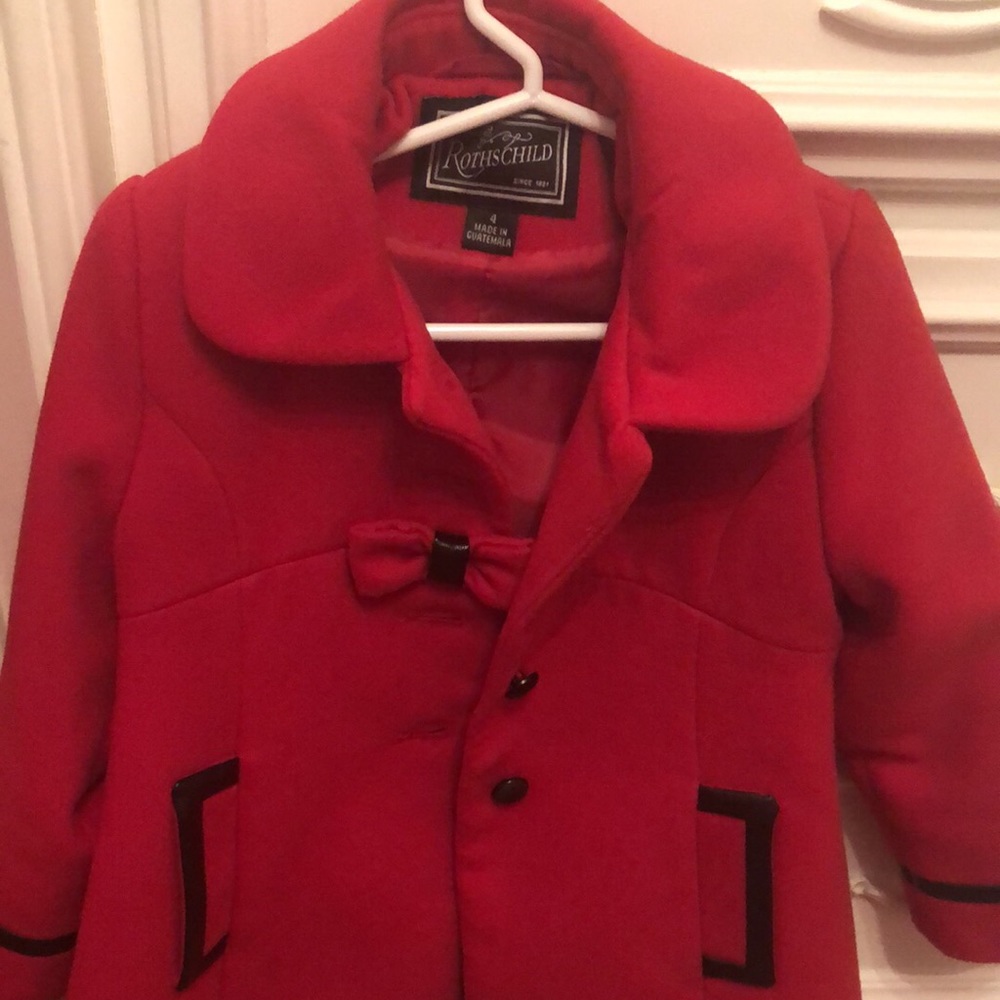 Rothschild Children’s red coat.